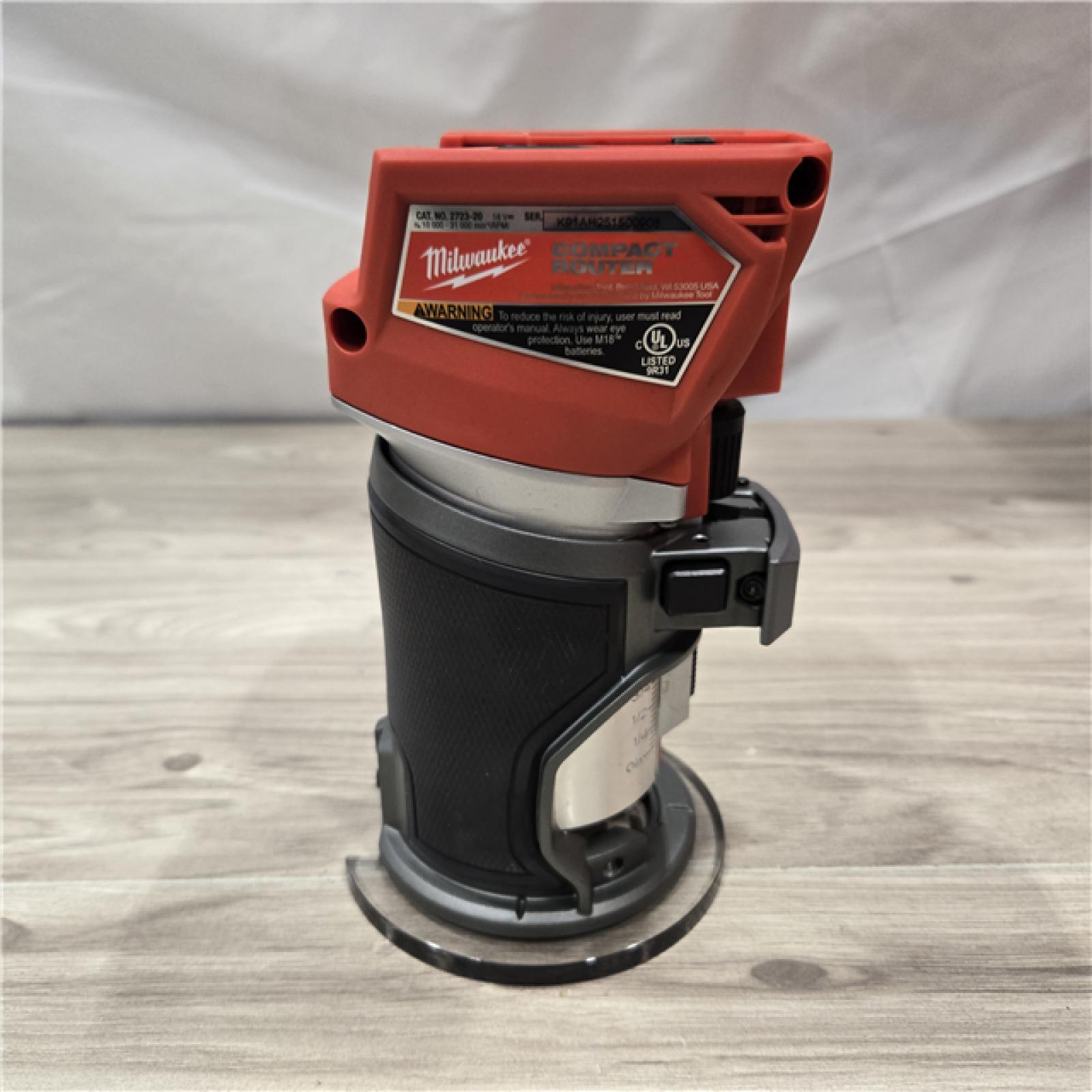 AS-IS Milwaukee M18 FUEL Compact Router (Tool-Only)