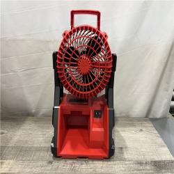 AS-IS Milwaukee 18-Volt Lithium-Ion Brushless Cordless PACKOUT Jobsite Fan (Tool-Only)