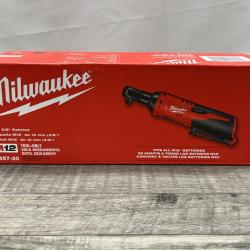 NEW - Milwaukee 12V Lithium-Ion Cordless 3/8 in. Ratchet (Tool-Only)