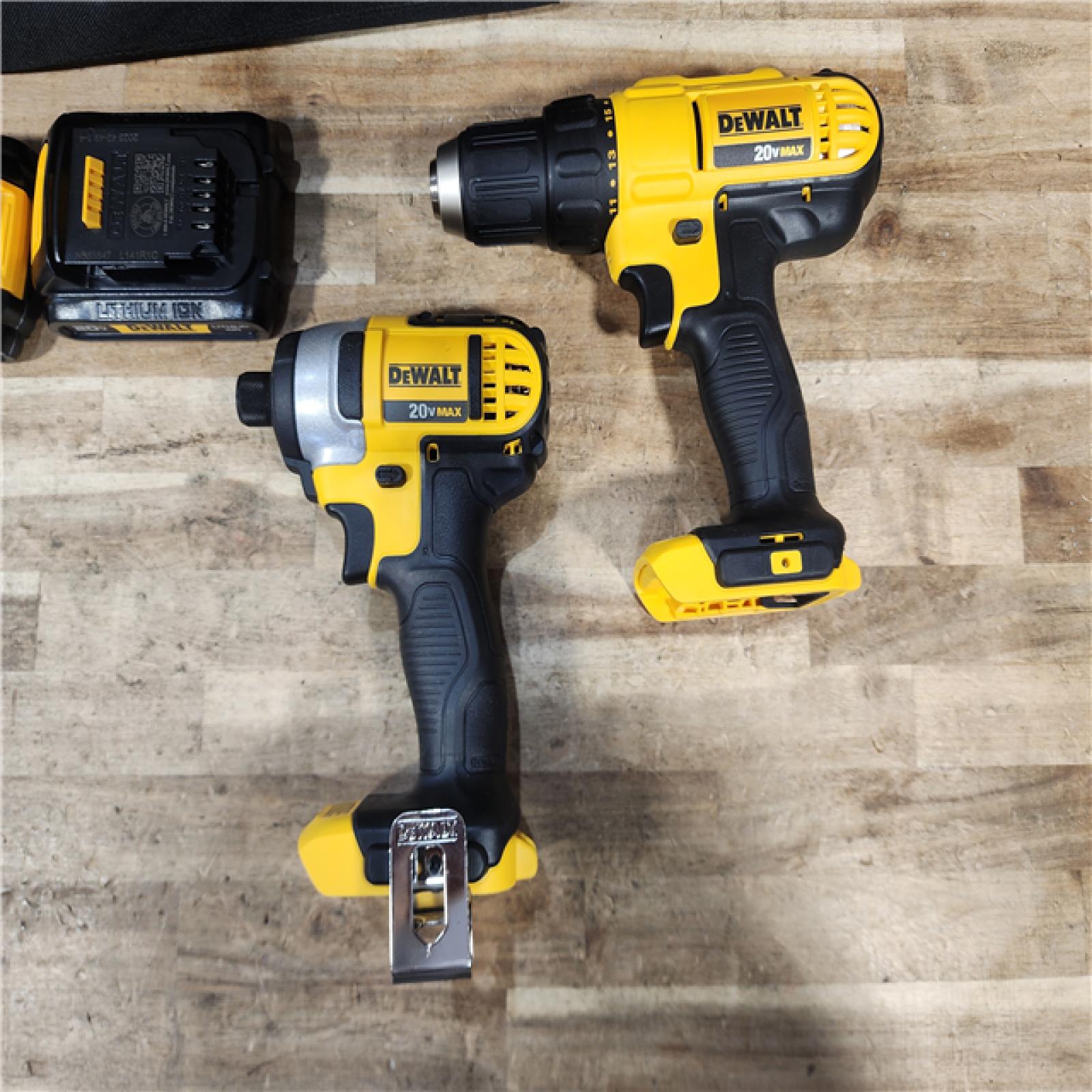 HOUSTON LOCATION - AS - IS DEWALT 20V MAX Cordless Drill/Impact 2 Tool Combo Kit
