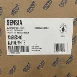DALLAS LOCATION- GROHE Sensia Elongated Smart Bidet Toilet 1.28 GPF in White