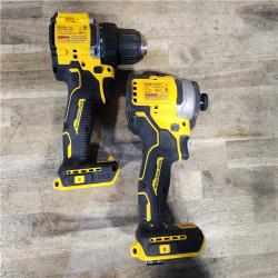 HOUSTON LOCATION - AS-IS Dewalt DCK225D2 20V MAX ATOMIC Compact Cordless Drill Driver and Impact Driver Combo Kit