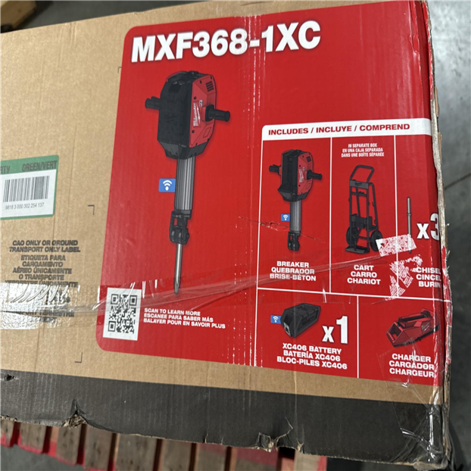 California AS-IS Milwaukee MX Fuel Breaker, Includes (1) Battery & Charger; Appears in Excellent Condition