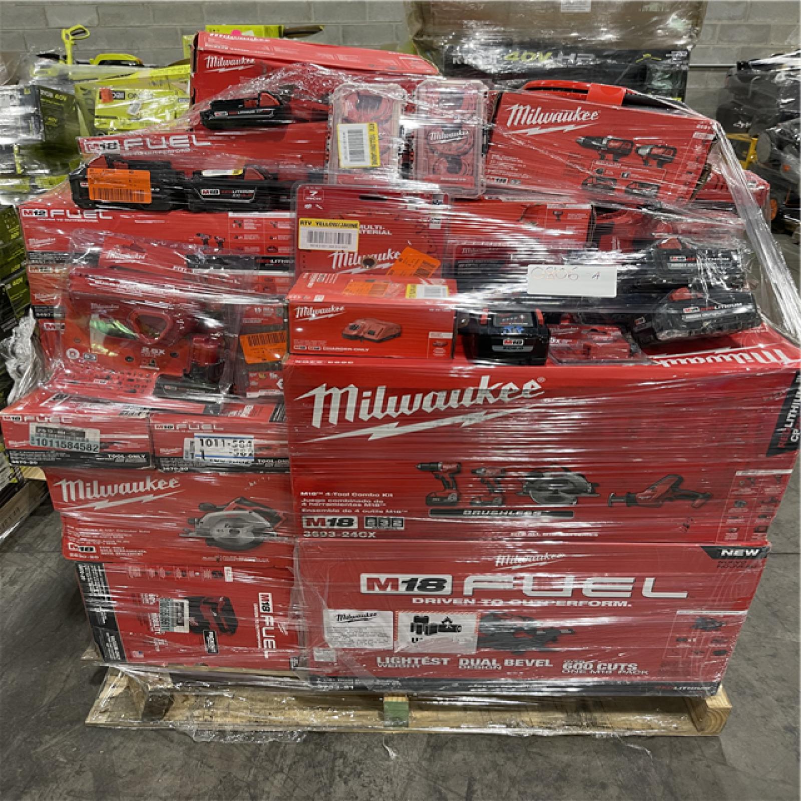 Pittston Location As-IS Power Tools Truckload (11 Pallets) 0806-A
