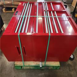 Phoenix AS-IS Husky 42 in. 12-Drawer 24.5 in. Deep Tool Chest/Rolling Cab Set Gross Red