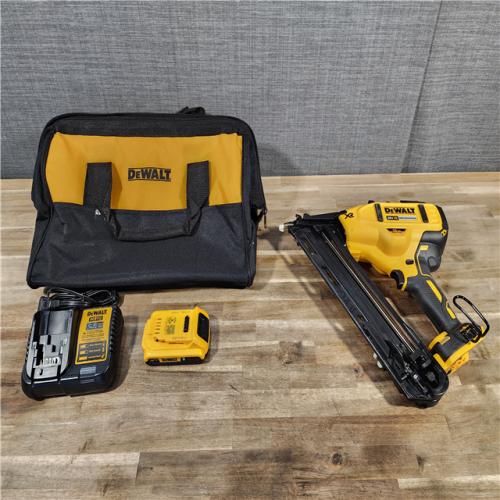 HOUSTON LOCATION - AS-IS DEWALT 20V MAX XR 15 Ga. Cordless 34 Deg Nailer 20 V
