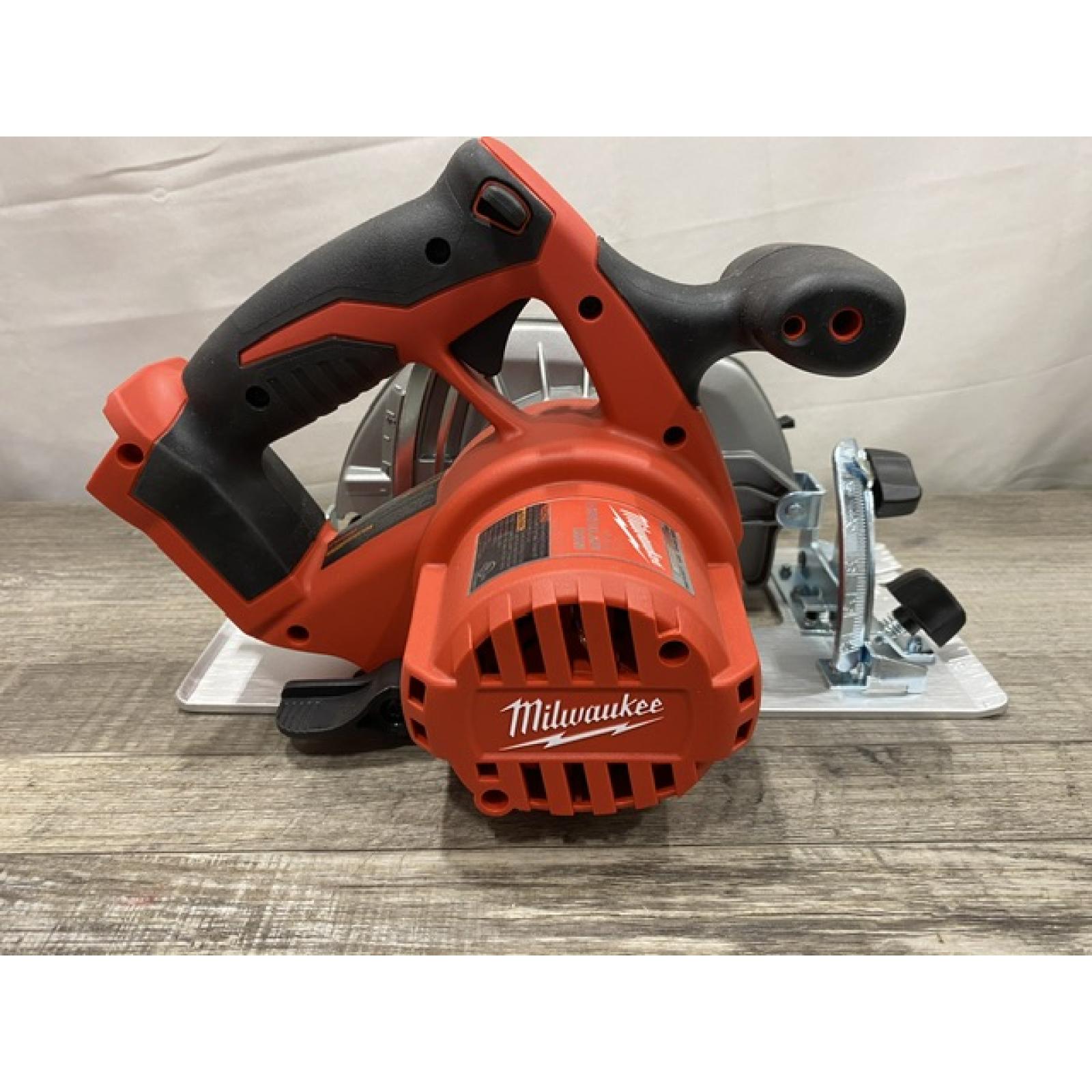 AS-IS Milwaukee 18V Lithium-Ion Cordless 6-1/2 in. Circular Saw (Tool-Only)