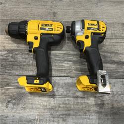 AS-IS DEWALT 20V MAX Cordless Drill/Impact 2 Tool Combo Kit
