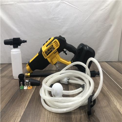 AS-IS DEWALT 20V MAX 550 PSI 1.0 GPM Cold Water Cordless Power Cleaner with 4-Nozzles (Tool Only)
