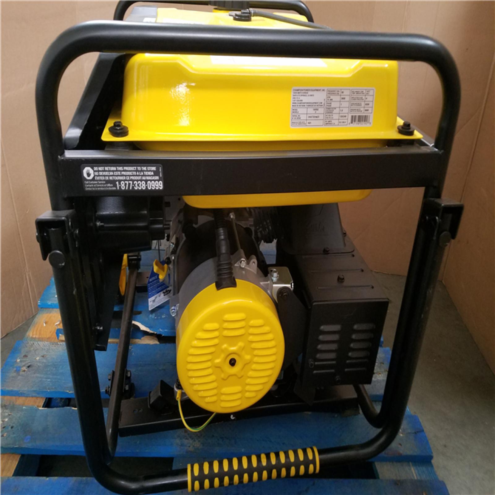 CALIFORNIA AS-IS CHAMPION DUAL FUEL PORTABLE GENERATOR
