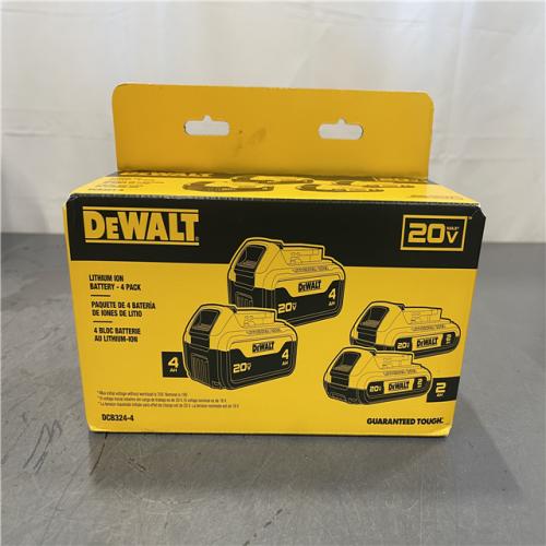 New! - DEWALT 20V MAX Compact Lithium-Ion 2.0Ah Battery (2 Pack) and 20V MAX Lithium-Ion 4.0Ah Battery (2 Pack)
