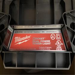 AS-IS Milwaukee 18-Volt Lithium-Ion Cordless Rocket Dual Power Tower Light (Tool-Only)
