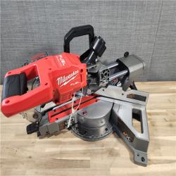 HOUSTON LOCATION - AS-IS (APPEARS LIKE NEW) Milwaukee M18 FUEL Brushless Cordless 7-1/4 in. Dual Bevel Sliding Compound Miter Saw (Tool-Only)