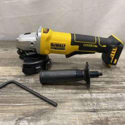 AS-IS DEWALT 20V MAX Cordless Brushless 4-1/2 in. Angle Grinder with Paddle Switch (Tool Only)