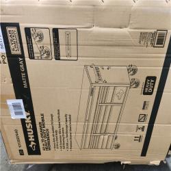 Phoenix NEW Husky Heavy Duty 61 in. W x 23 in. D 15-Drawer Matte Gray Mobile Workbench Cabinet with Solid Wood Top (SEALED)