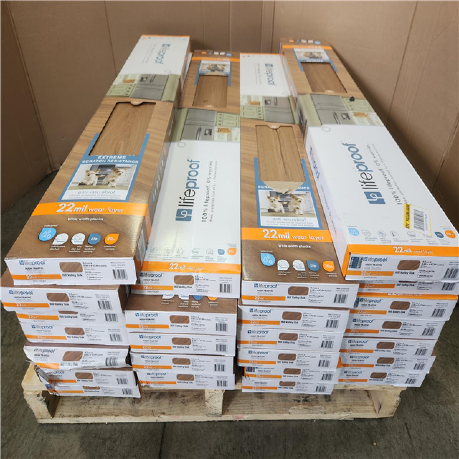 Phoenix NEW Lifeproof Hill Valley Oak 22 MIL x 9 in. W x 48 in. L Waterproof Click Lock Luxury Vinyl Plank Flooring (520 sq. ft. /26 Case)