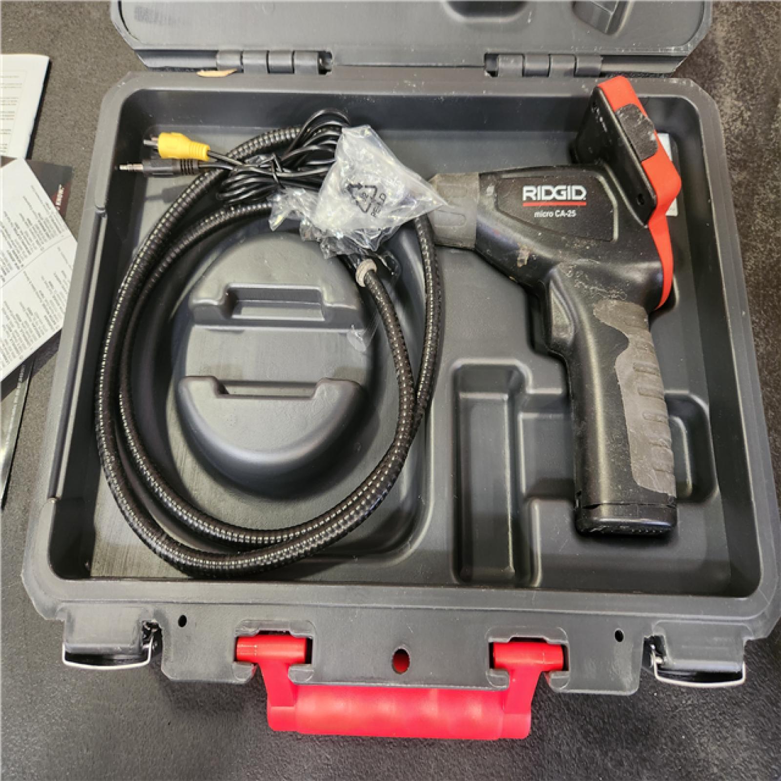pHOENIX like new RIDGID CA-25 Micro Visual Inspection & Diagnostic Handheld Camera w/ 2.7 in. Color Display, 4 ft. Fixed Waterproof Camera Cable