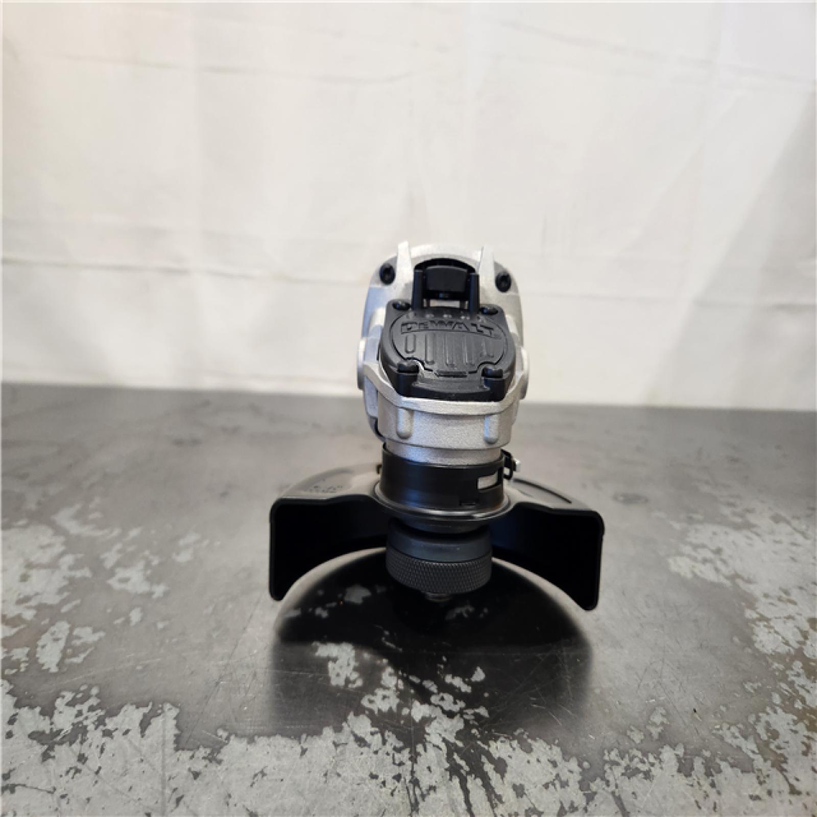 AS-IS- DEWALT 20V MAX XR Cordless Brushless 4.5 in. Paddle Switch Small Angle Grinder with Kickback Brake (Tool Only)