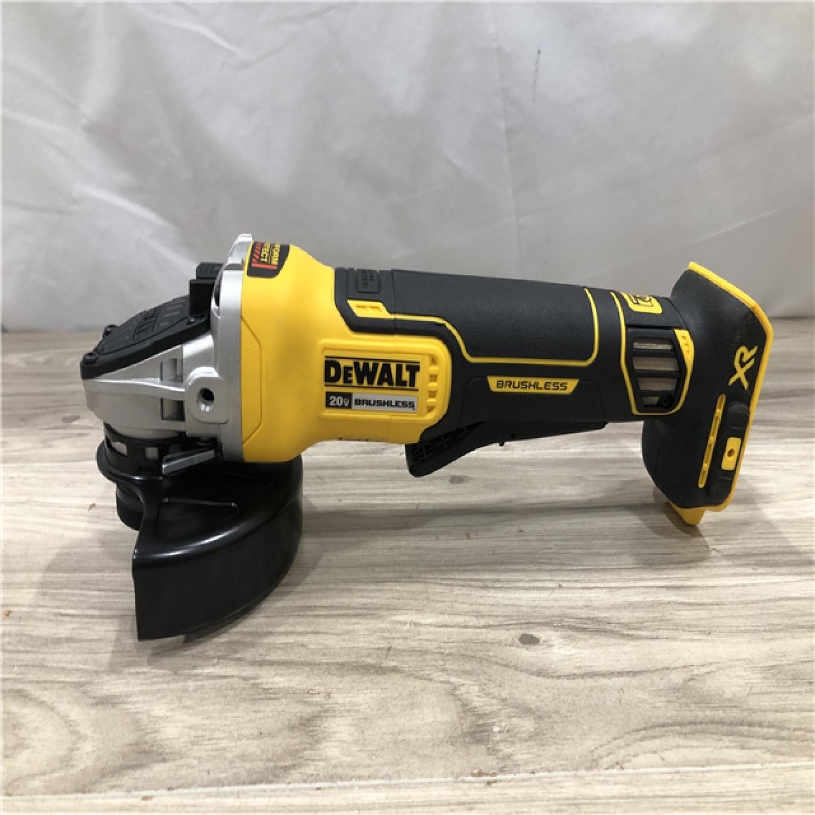 AS-IS DeWalt 20-Volt MAX XR Cordless 4-1/2 in. Small Angle Grinder (Tool-Only)