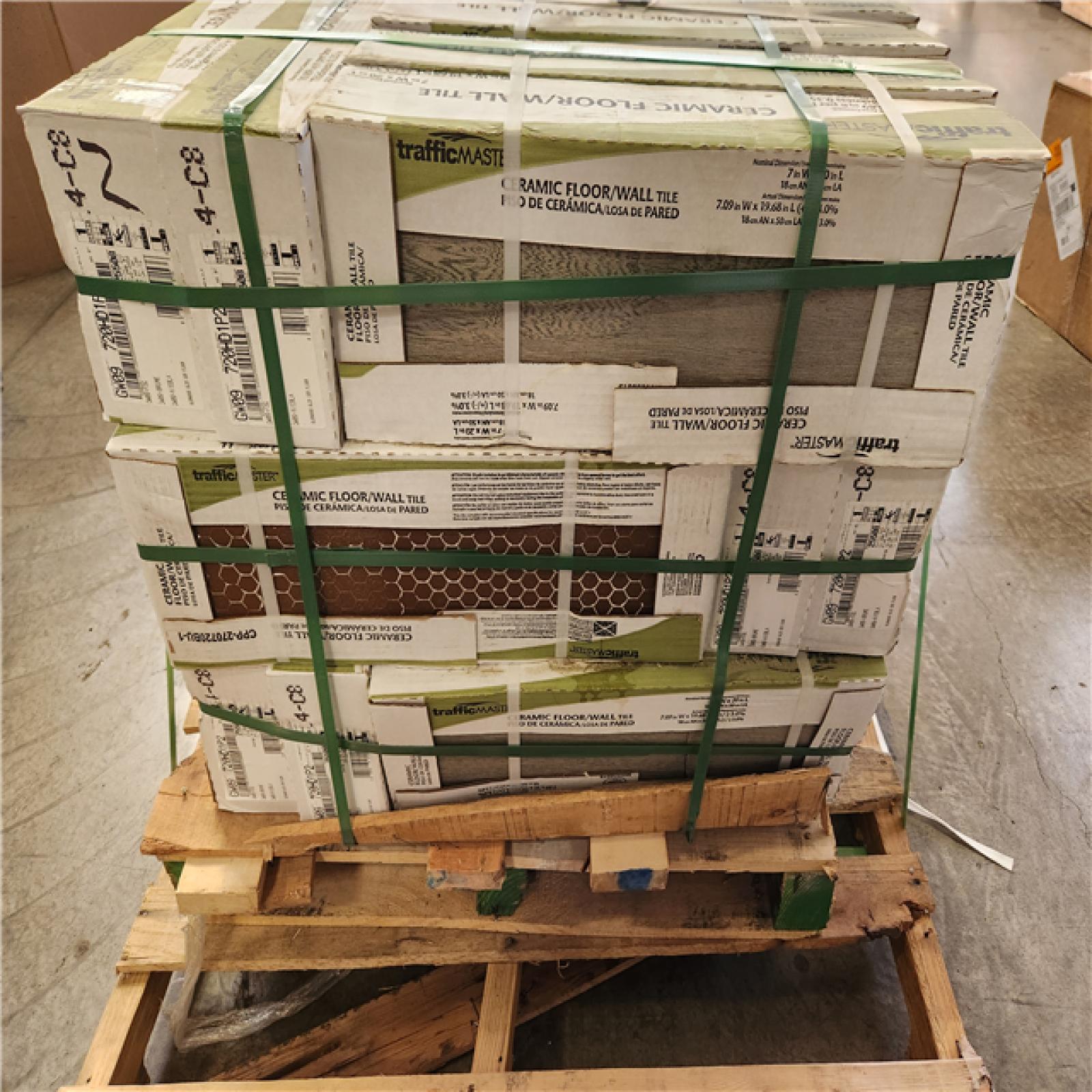 Phoenix TrafficMaster Glenwood Fog 7 in. x 20 in. Ceramic Floor and Wall Tile (261 sq. ft. /24 case)