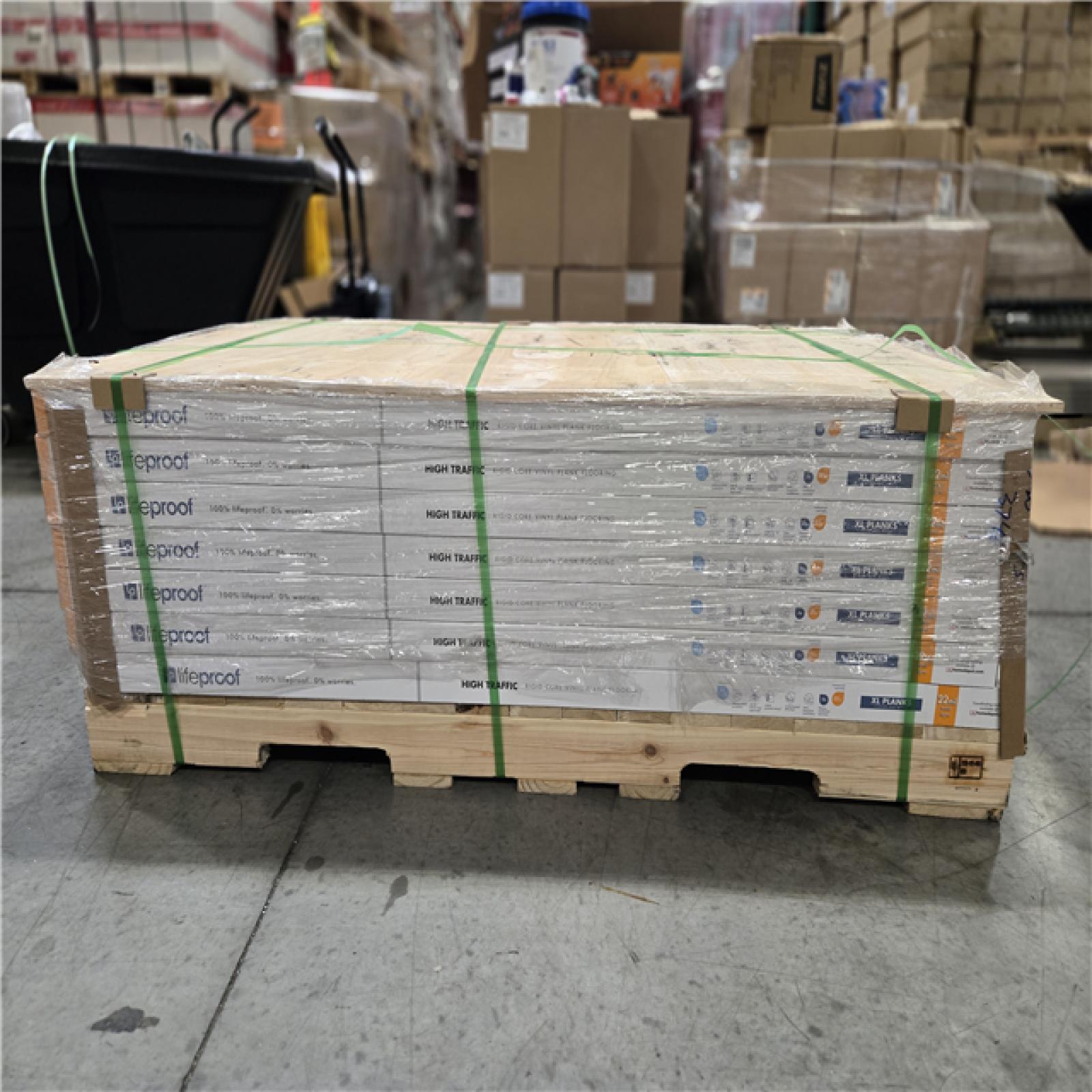DALLAS LOCATION -Lifeproof Hudspeth Maple 22 MIL x 8.7 in. W x 59 in. L Waterproof Click Lock Luxury Vinyl Plank Flooring (25 sq. ft./Case)PALLET-(28 CASES)
