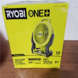 California NEW Ryobi New+ 18V Hybrid 7.5 Fan (Tool Only)