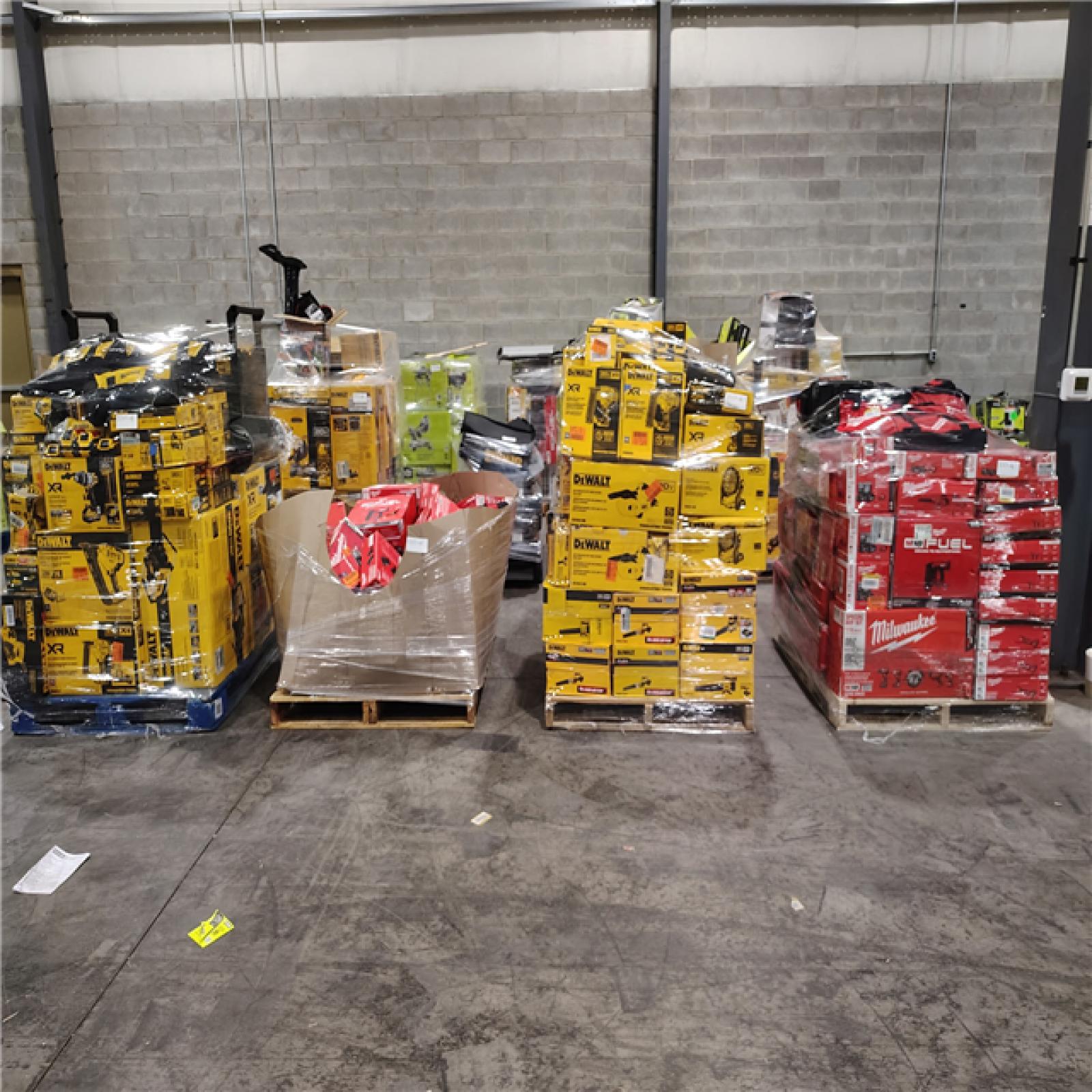 Pittston Location As-Is Power Tools Partial Truckload (13 Pallets) 3717-A