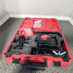 HOUSTON Location-AS-IS-Milwaukee M12 12-Volt Lithium-Ion Cordless Green 250 Ft. 3-Plane Laser Level Kit W/One 4.0 Ah Battery, Charger, Case & Track Clip APPEARS IN USED Condition