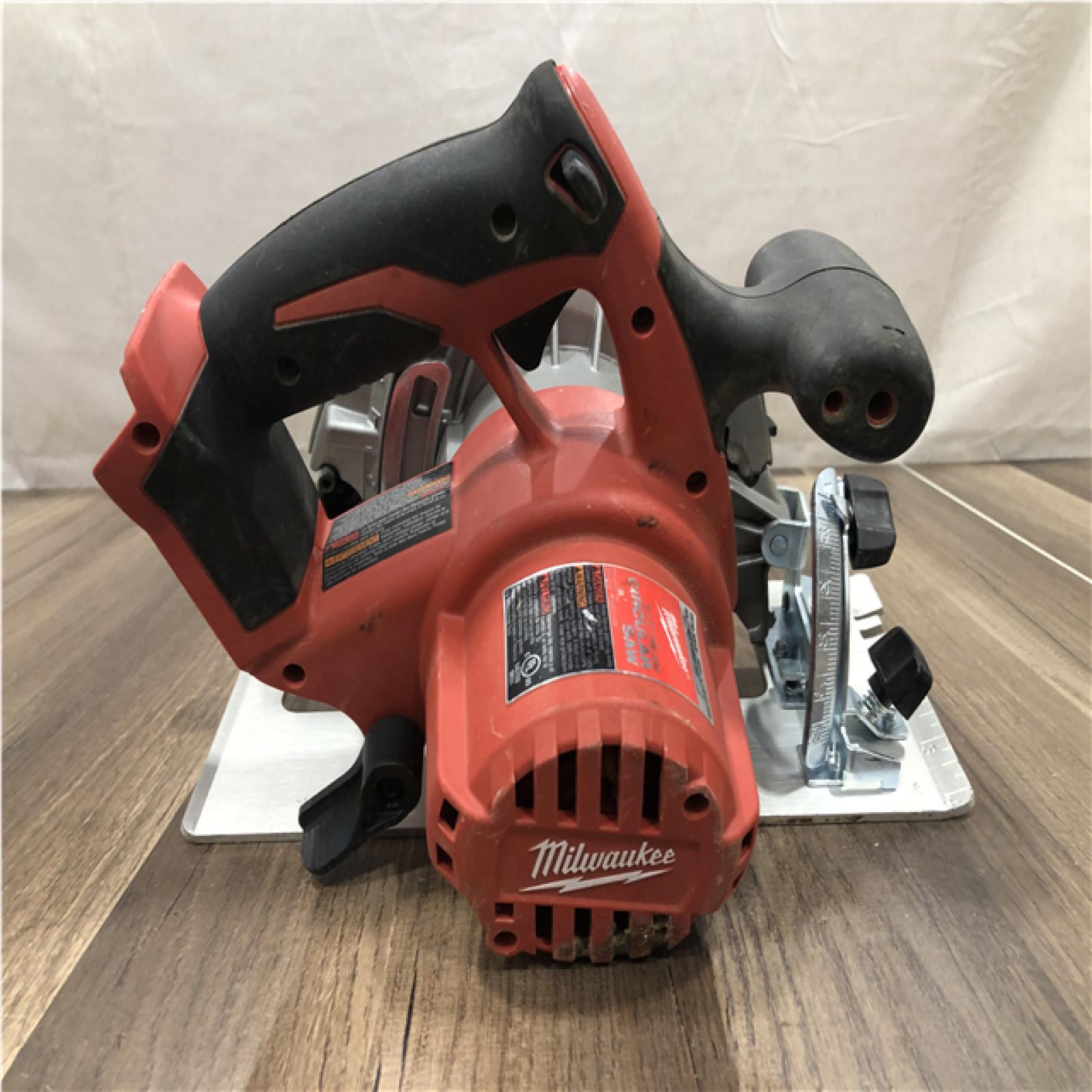 AS-IS Milwaukee 18V Lithium-Ion Cordless 6-1/2 in. Circular Saw (Tool-Only)