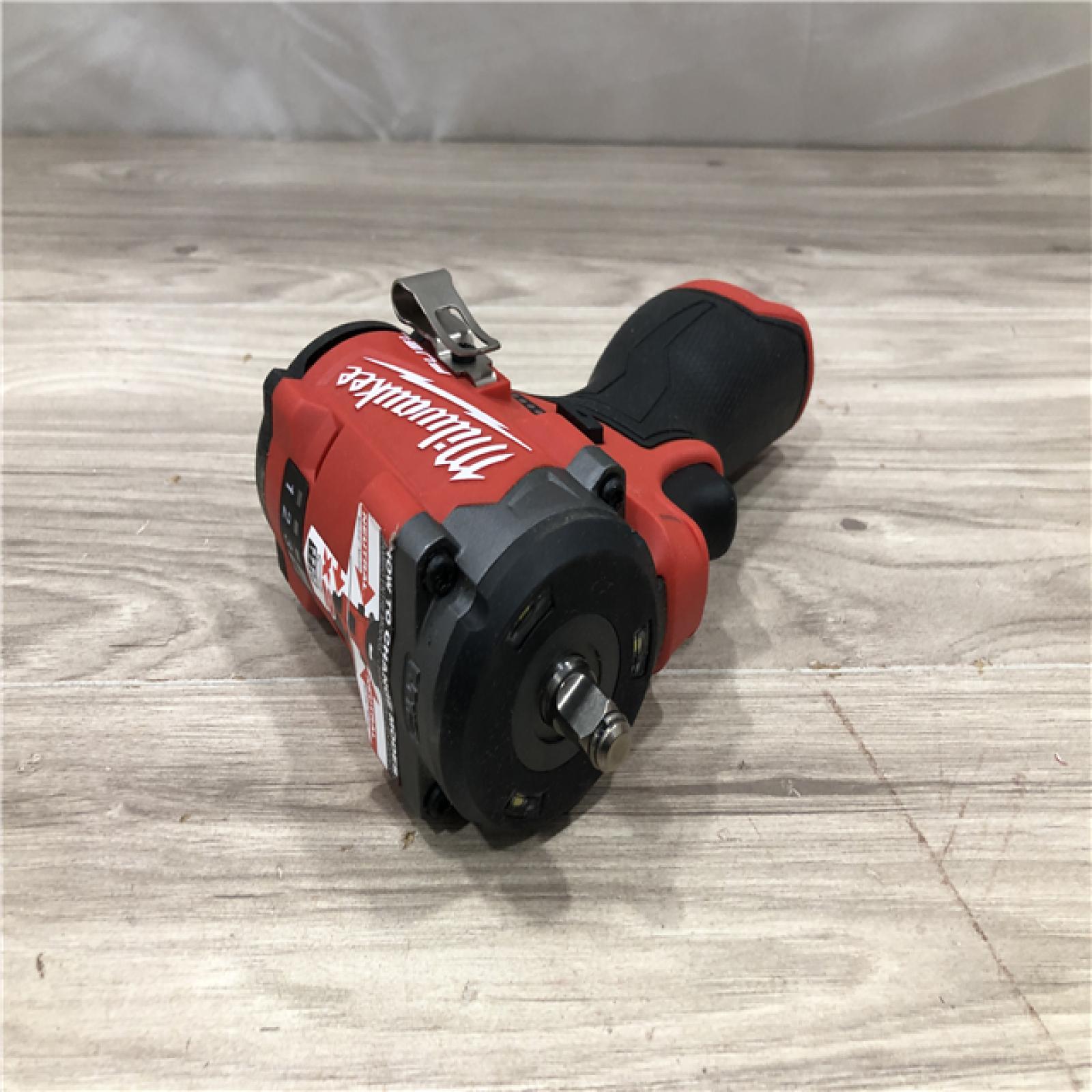AS-IS Milwaukee FUEL 12V Lithium-Ion Cordless Stubby 3/8 in. Impact Wrench (Tool-Only)