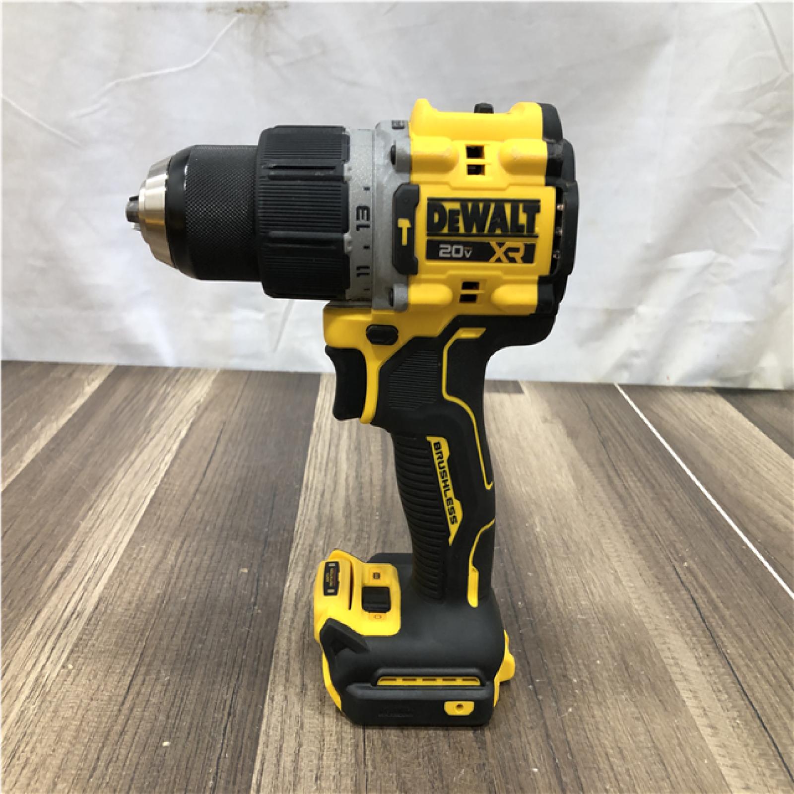 AS-IS DEWALT 20V XR Brushless Cordless 1/2 in. Hammer Drill (Tool-Only)