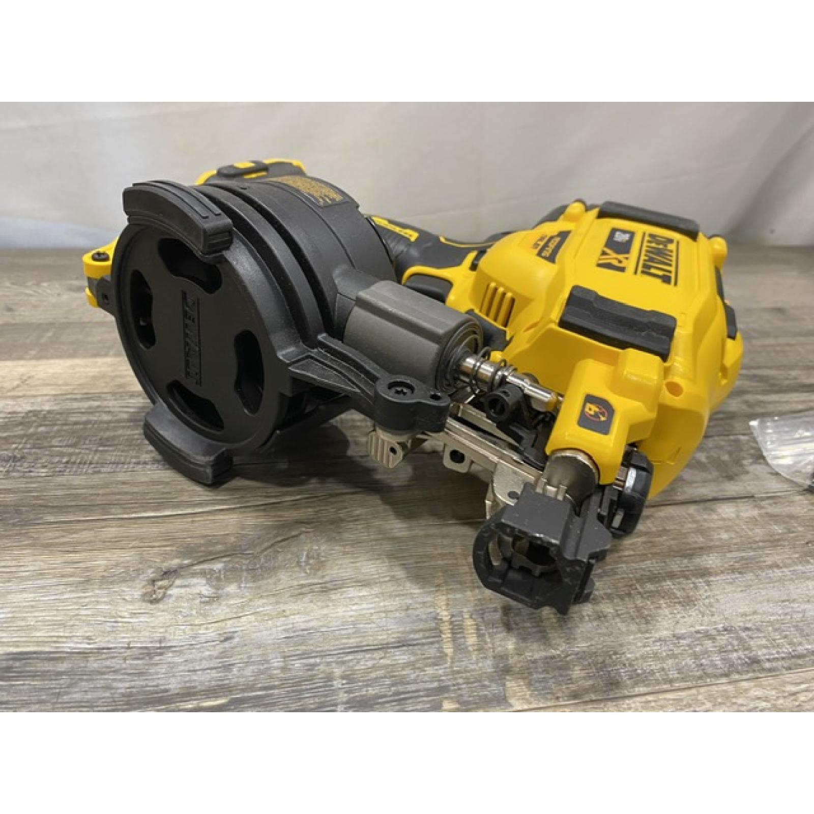 AS-IS DEWALT 20V MAX 15-Degree Electric Cordless Roofing Nailer (Tool Only)