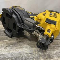 AS-IS DEWALT 20V MAX 15-Degree Electric Cordless Roofing Nailer (Tool Only)