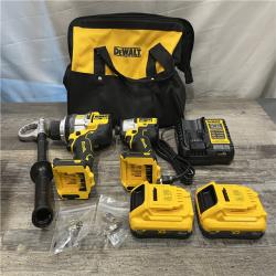 AS-IS DEWALT 20V XR Lithium-Ion Cordless Brushless 1/2 in. Drill/Driver Kit