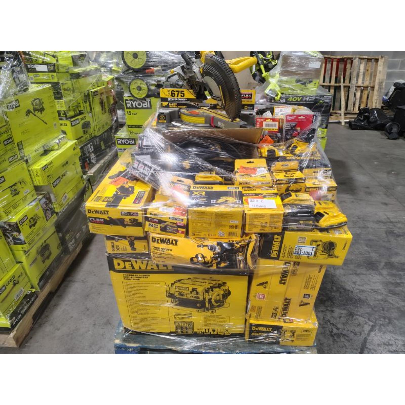 Pittston Location As-Is Power Tools Partial Truckload (11 Pallets) 8211-C