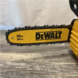 AS-IS DEWALT 20V MAX Compact 12 Brushless Cordless Chainsaw Kit