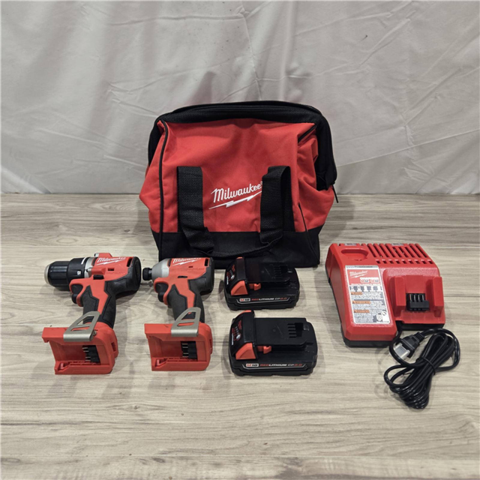 AS-IS Milwaukee M18 Compact 2-Tool Combo Kit