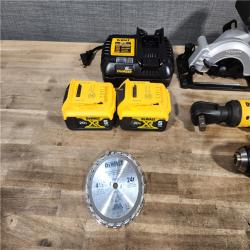 HOUSTON - LOCATION - AS-IS DEWALT 3 TOOL COMBO KIT W/(2) BATTERY & CHARGER
