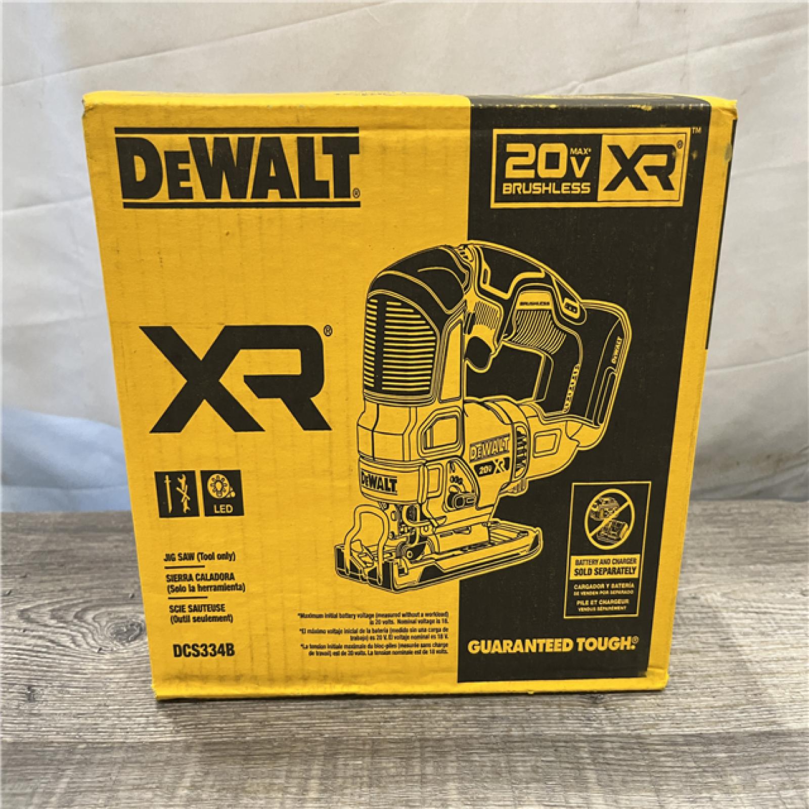 NEW - DEWALT 20V MAX XR Cordless Brushless Jigsaw (Tool Only)