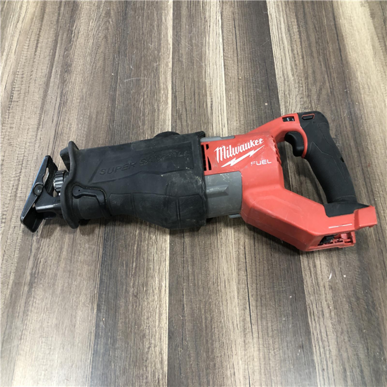 AS-IS Milwaukee FUEL 18V Lithium-Ion Brushless Cordless Super SAWZALL Orbital Reciprocating Saw (Tool-Only)