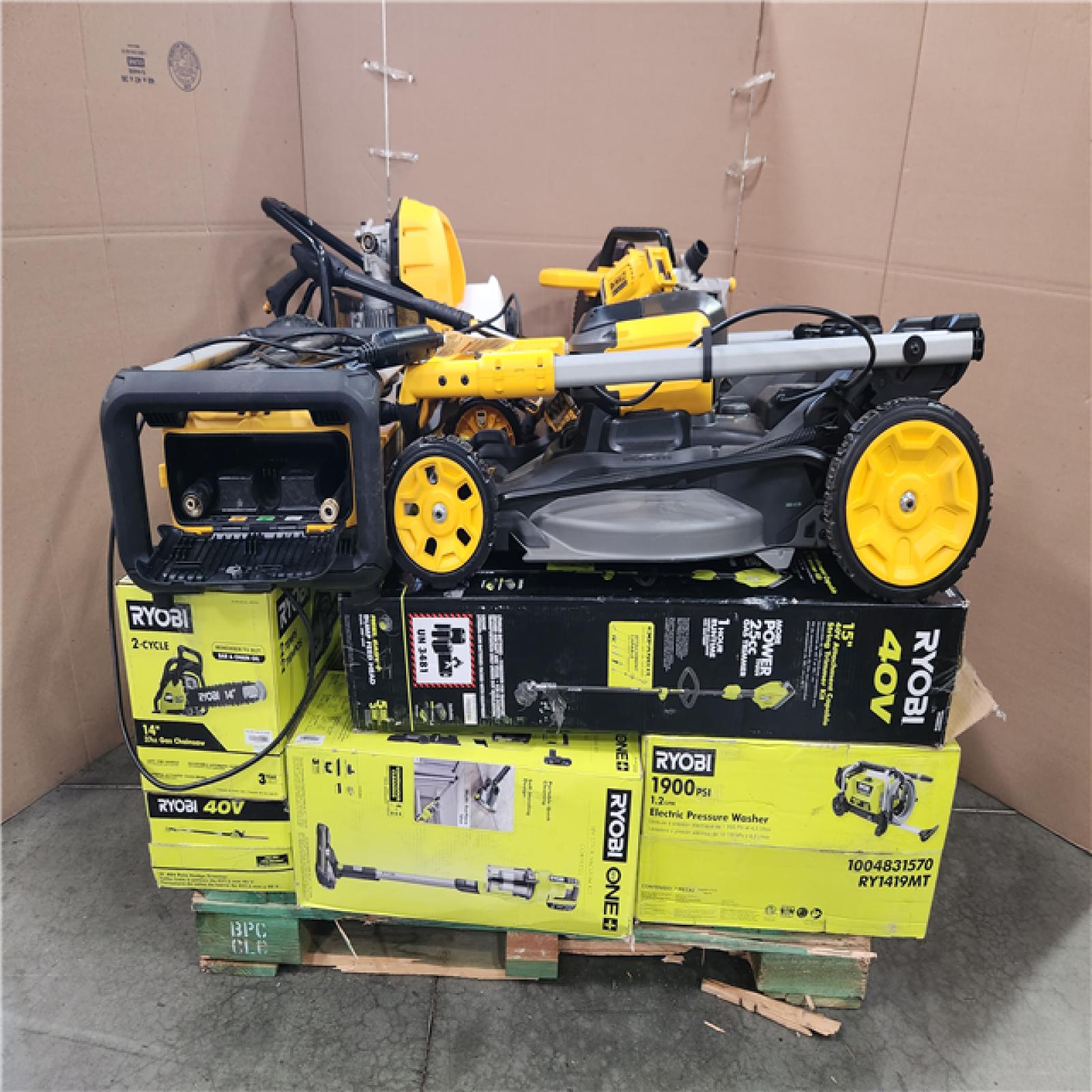 CALIFORNIA AS-IS TOOL PALLET