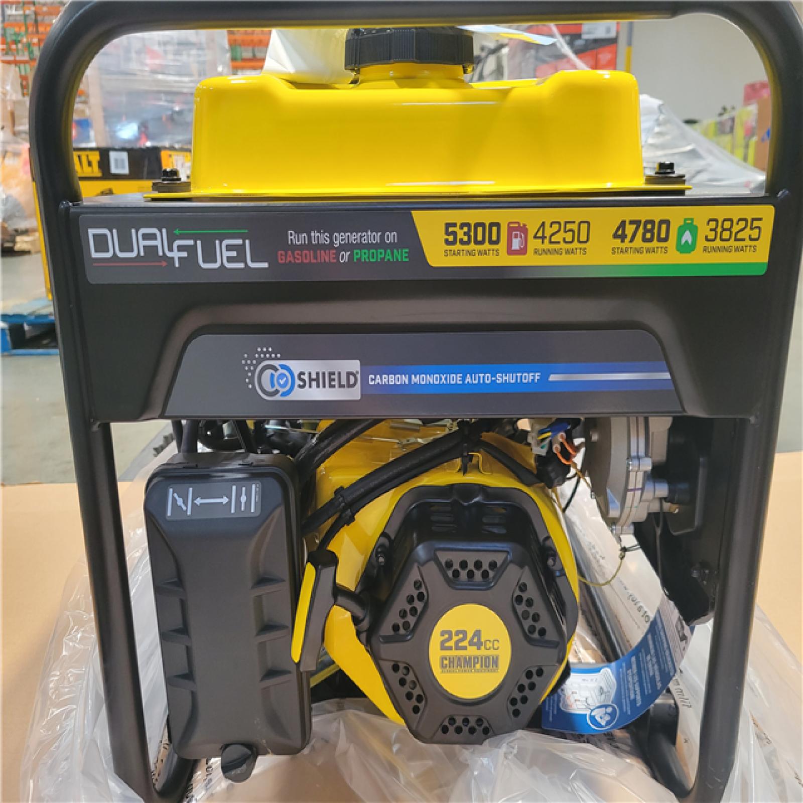 CALIFORNIA AS-IS CHAMPION PORTABLE GENERATOR 5300