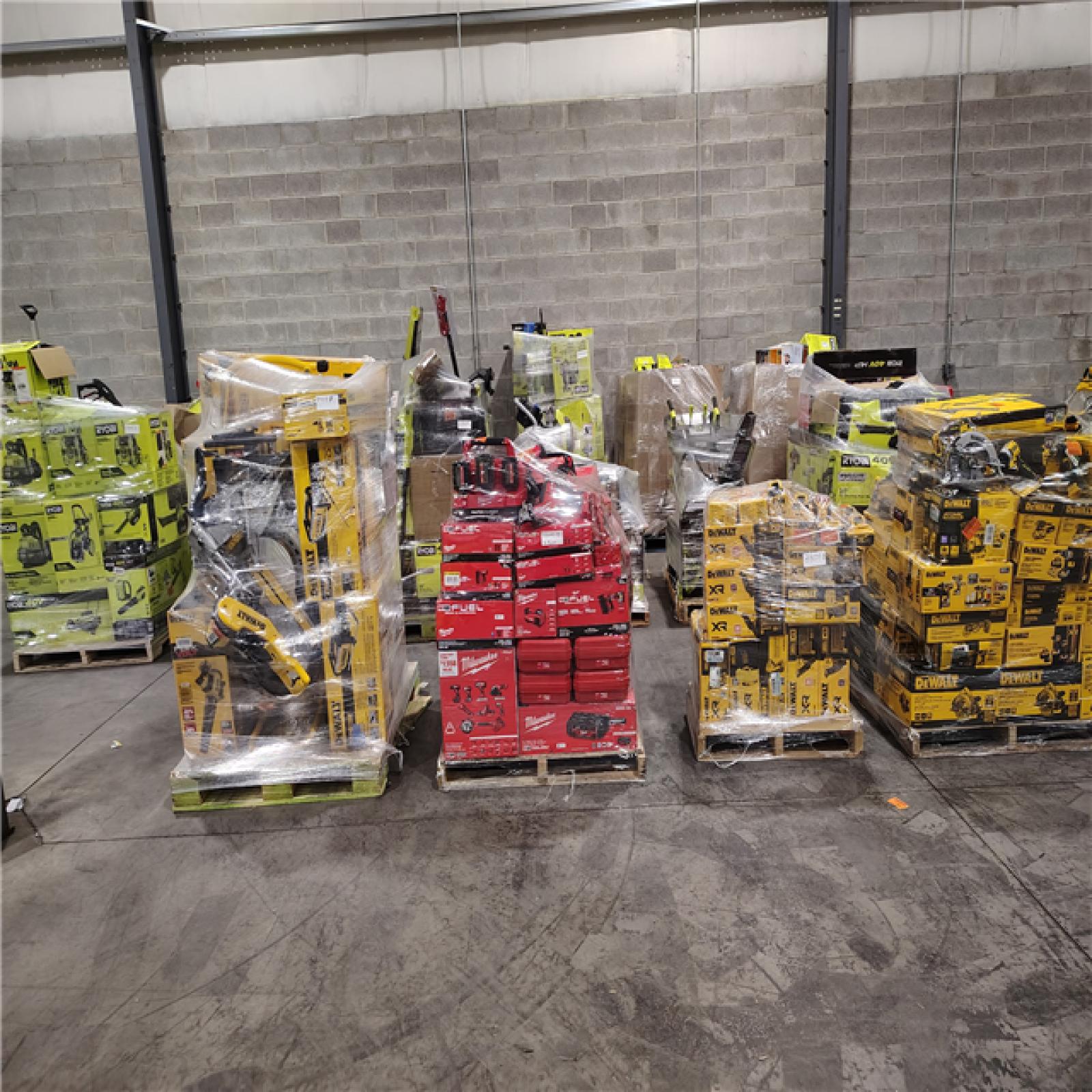 Pittston Location As-Is Power Tools Partial Truckload (16 Pallets) 3304-B