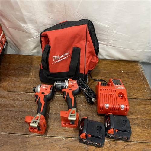 AS-IS Milwaukee M18 Compact Brushless 2-Tool Combo Kit