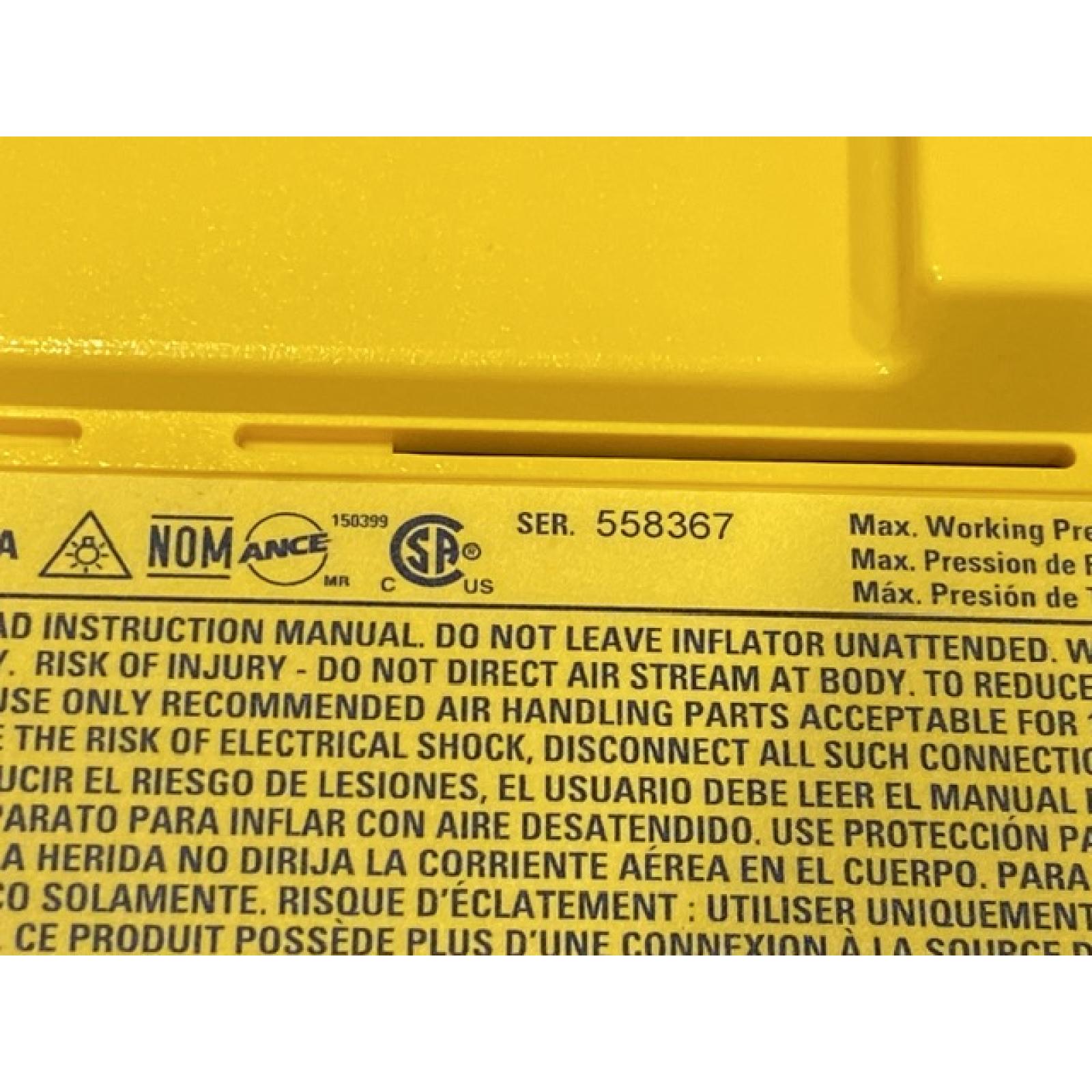 AS-IS DEWALT 20V MAX Cordless Electric Portable Inflator (Tool Only)