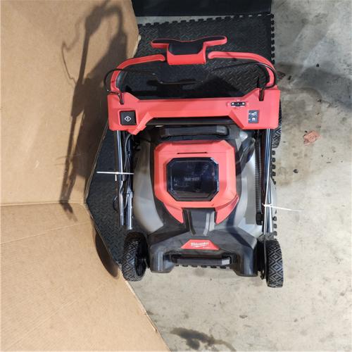 HOUSTON LOCATION - AS-IS M18 FUEL Brushless Cordless 21 in. Walk Behind Dual Battery Self-Propelled Mower W/(2) 12.0Ah Battery and Rapid Charger