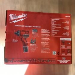 NEW! - Milwaukee M12 12V Lithium-Ion Cordless 1/4 in. Hex Screwdriver Kit with Two 1.5Ah Batteries  Charger and Tool Bag - 5 UNITS