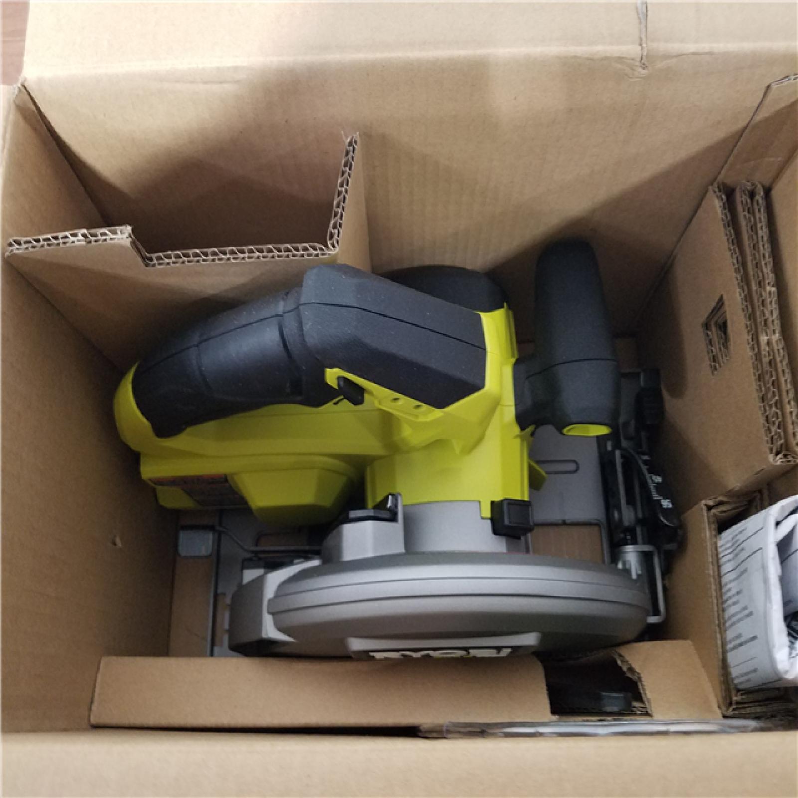CALIFORNIA AS-IS RYOBI ONE+HP 18V BRUSHLESS 7-1/4CIRCULAR SAW (TOOL ONLY)