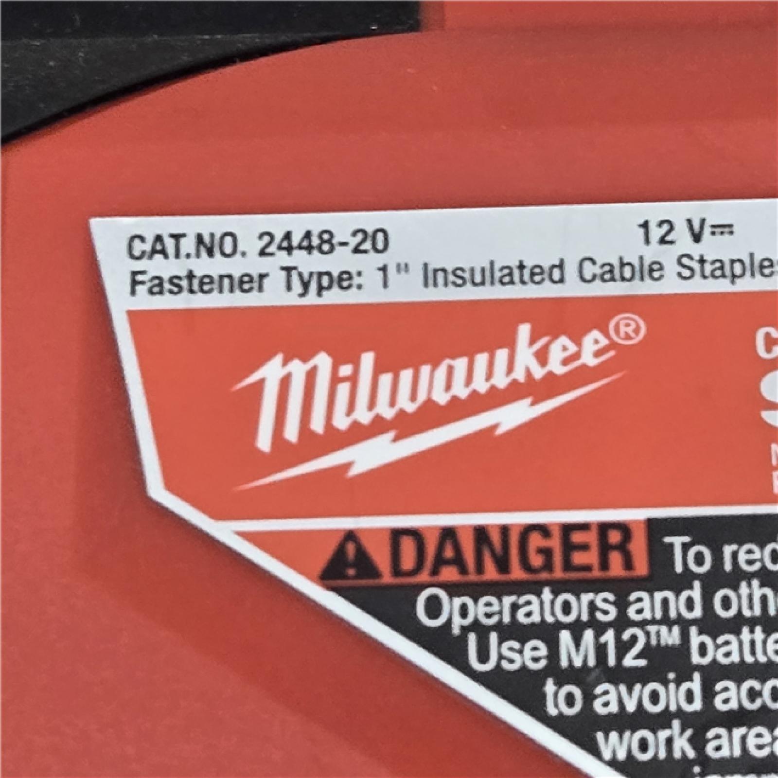 AS-IS Milwaukee M12 Cable Stapler (TOOL ONLY)