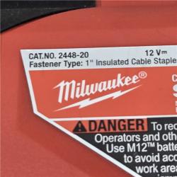 AS-IS Milwaukee M12 Cable Stapler (TOOL ONLY)